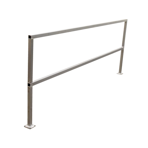 Aluminum Safety Handrail 110-1/2 In. x 4 In. x 42 In.