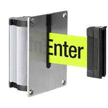 15ft Recessed Wall-Mounted Retractable Belt Barrier