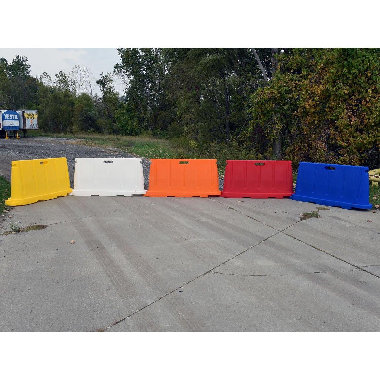 Stackable Polyethylene Barricade – 76-1/2 In. x 16 In. x 36 In.