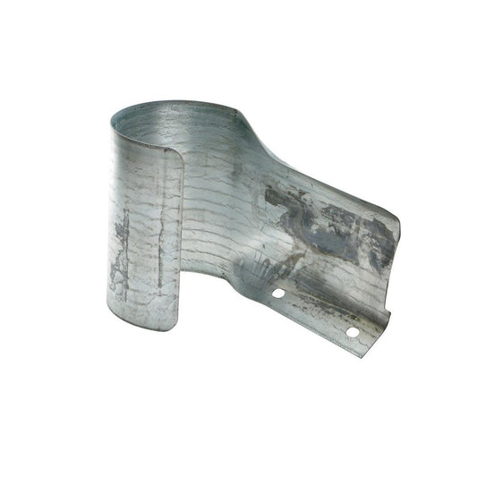 Steel Buffer End Guard For Guard Rail System Silver