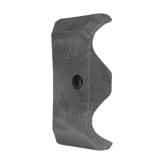 Plastic End Cap For Guard Rail System Black