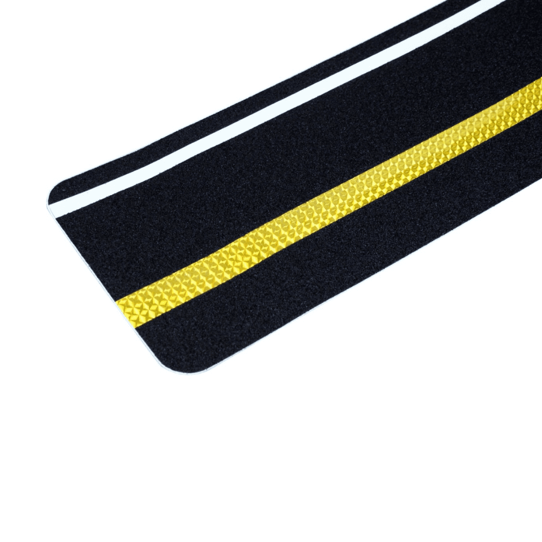 Reflective & Glow-in-the-Dark Stripe Anti-Slip Floor Treads (6″ × 24″)