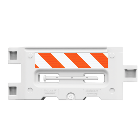 Hydrocade Water Filled Barricade System