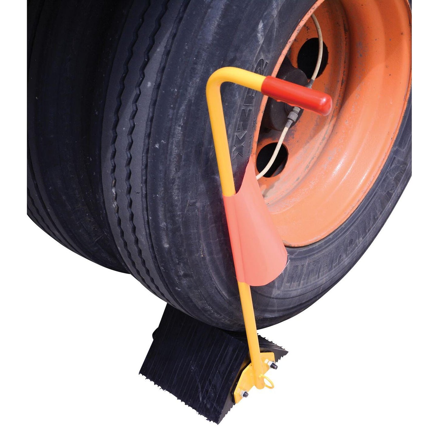 Laminated Rubber Ergo-Handle Wheel Chocks