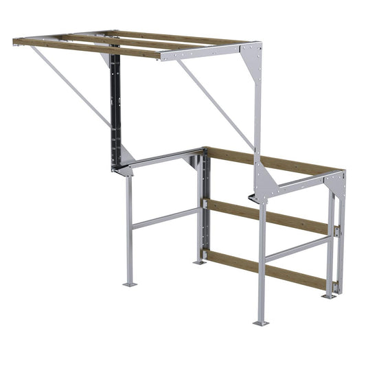 Aluminum Mezzanine Safety Gate – Silver Finish