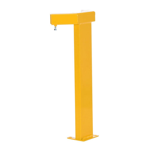 Steel Modular Guard System Corner Post - 1 Rail 7-5/8 In. x 6 In. x 36 In.