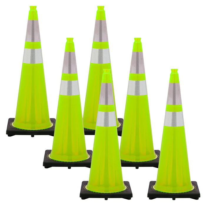 Reflective Traffic Cones 6 Pack
