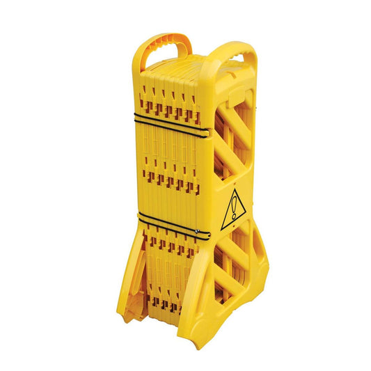 Plastic Mobile Safety Barrier 23 In. x 13 In. x 40 In.