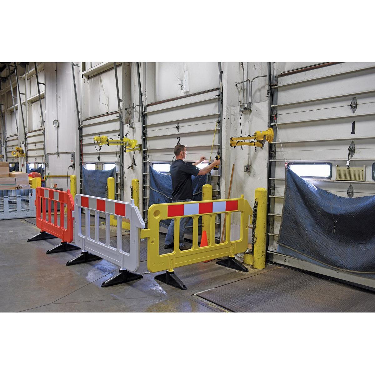 Plastic Barriers 23 In. x 79 In. x 40 In.
