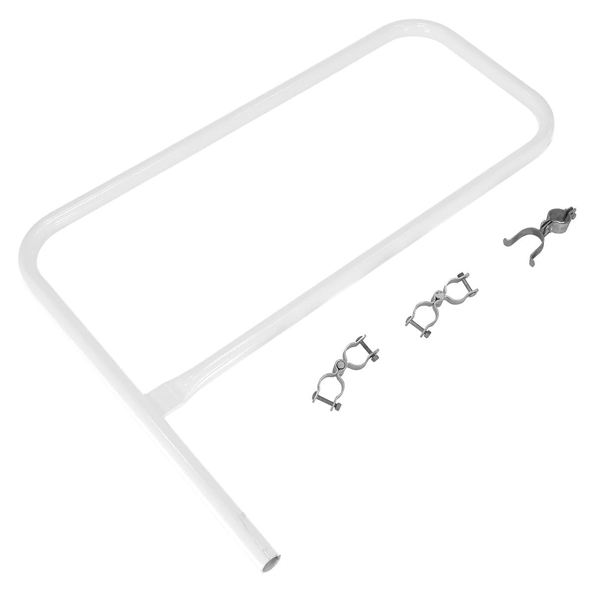 Steel Pipe Safety Railing Gate P-Shaped 36 In. x 36 In.