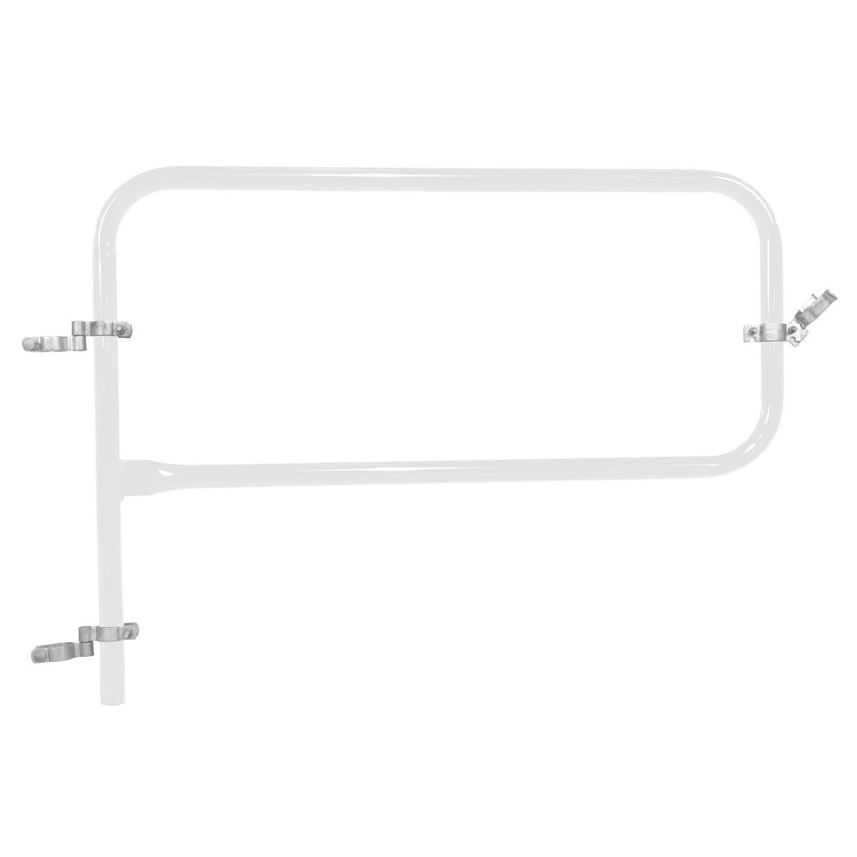 Steel Pipe Safety Railing Gate P-Shaped 48 In. x 36 In.