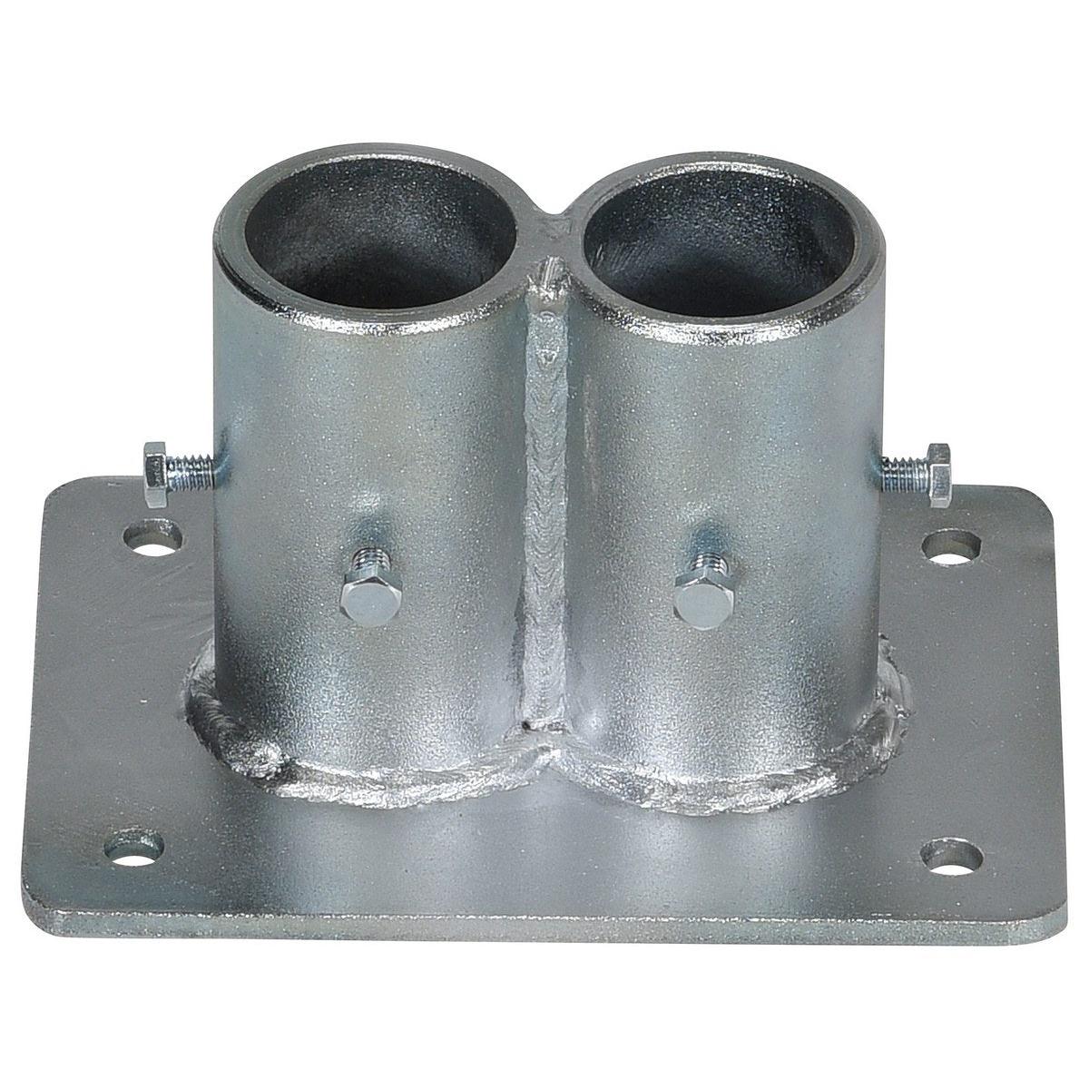 Galvanized Steel Double Socket Without Toe Board for Pipe Safety Railing