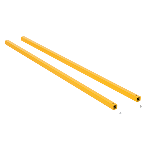 Steel Square Safety Handrail Connection Tubing 48 In.