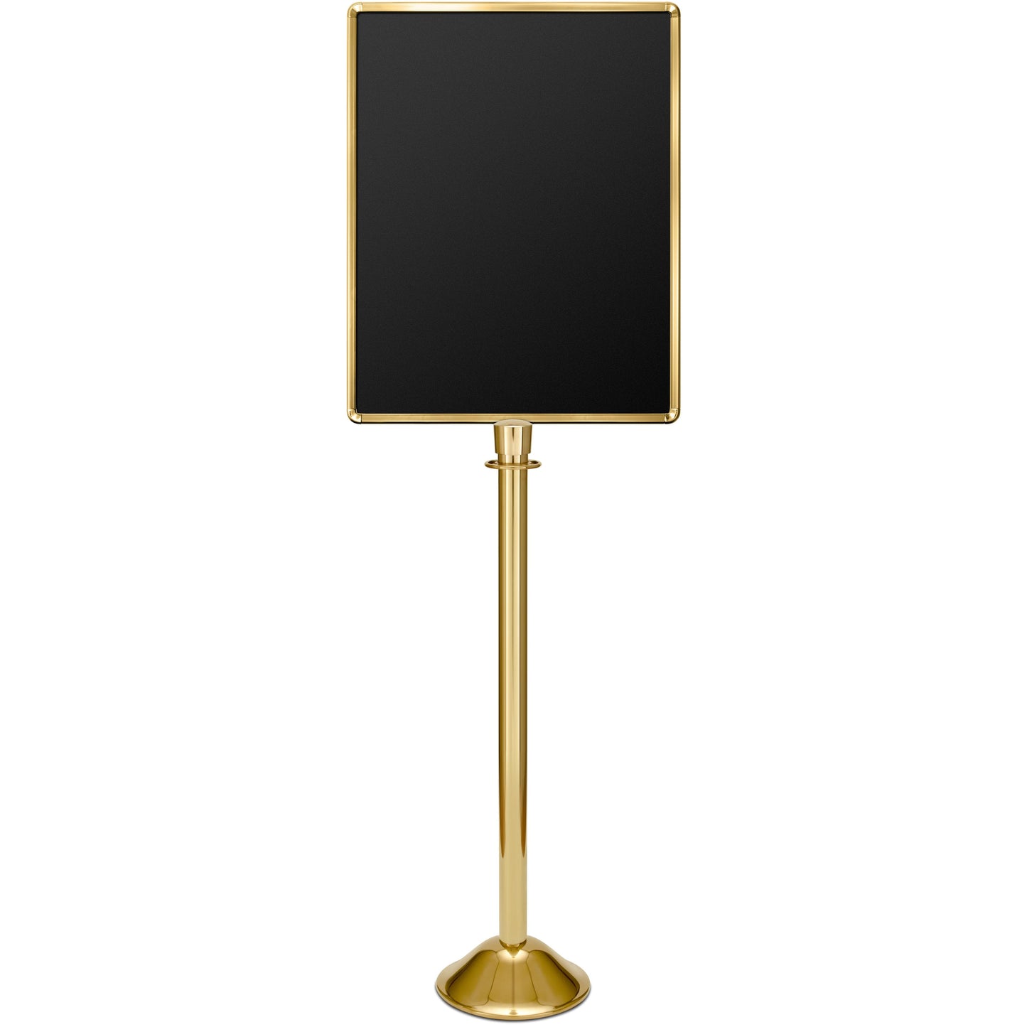 Traditional Post Sign Stands with Captured Frame - Secured Graphics