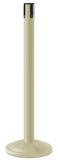 Pacific Sand Finish No Belt 12.5" Rounded Modern Contempo Retractable Belt Stanchion