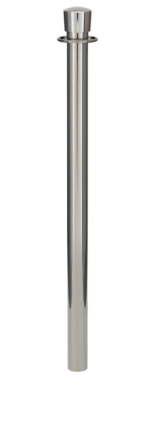 Polished Stainless Steel Traditional Post - No Base
