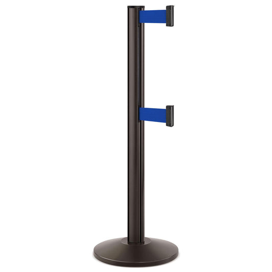 Statuary Bronze ADA Compliant Double-Belted Stanchion