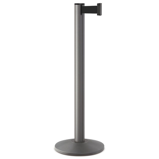 Wrinkle Charcoal Black Beltrac 3000 7 Feet premium stanchion