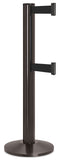 Statuary Bronze ADA Compliant Double-Belted Stanchion