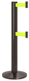 Statuary Bronze ADA Compliant Double-Belted Stanchion