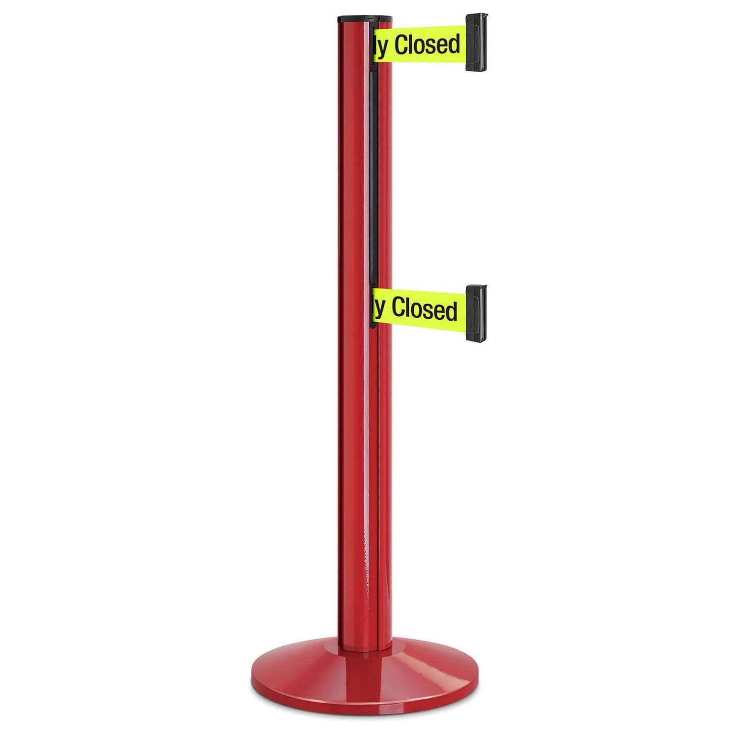 Torch Red ADA Compliant Double-Belted Stanchion