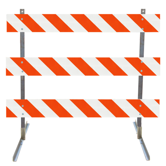 Type III Angle Iron Upright Barricade