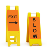 Narrowcade and Minicade Safety Signs
