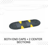 Standard Rubber Speed Hump Component Parts