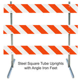 Type III Steel Upright with Multiple Feet Barricade