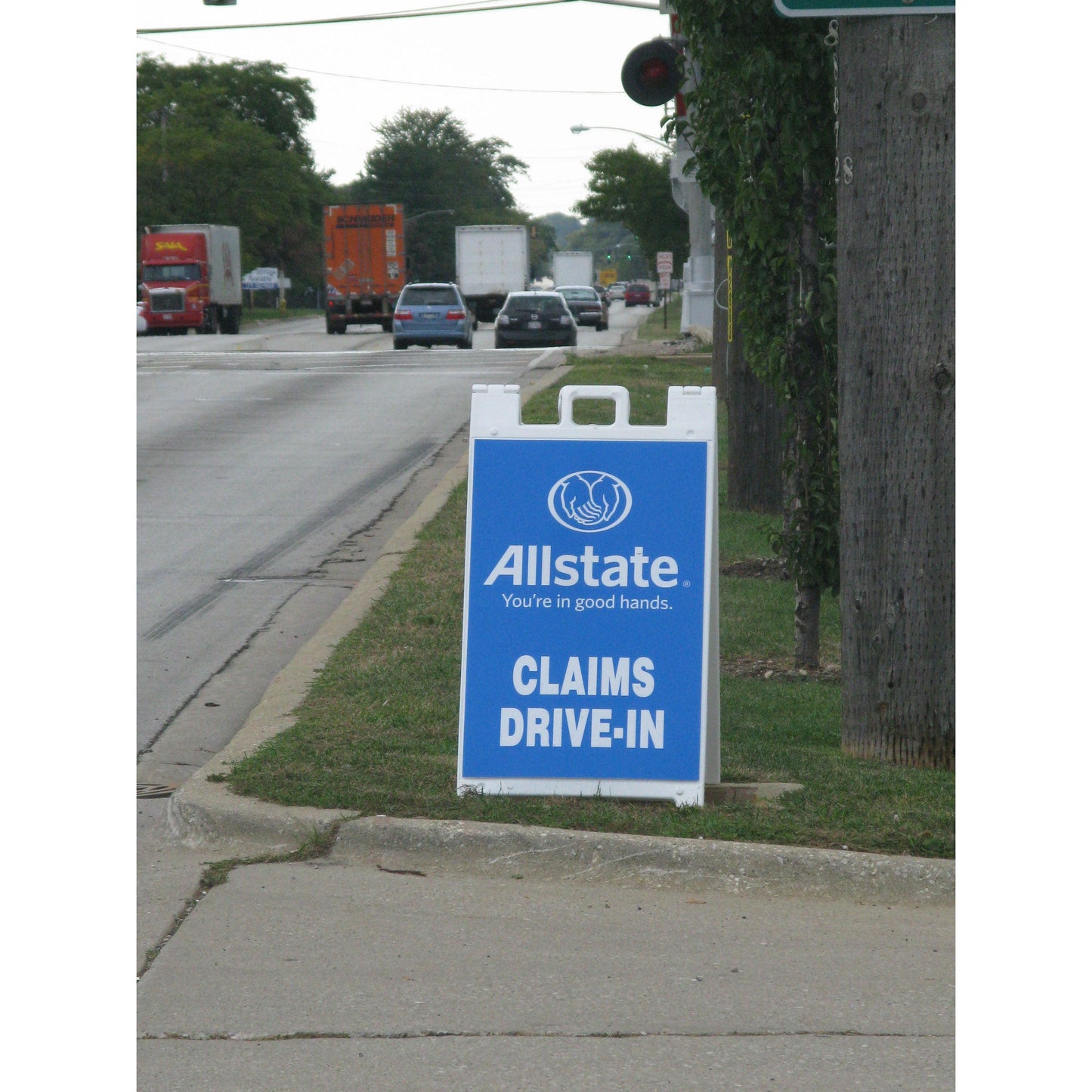 Signicade Barricade Safety Sign Stand with Sheeting
