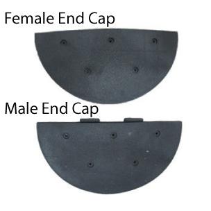 Standard Rubber Speed Hump Component Parts
