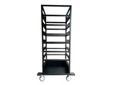 ProDividers Black Powder Coated Stanchion Cart