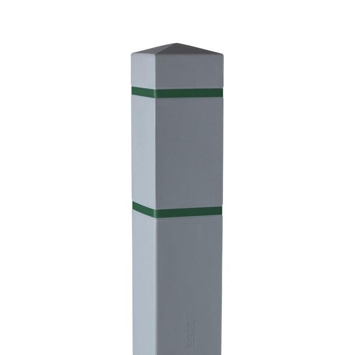 6" Square Bollard Covers with Reflective Tape