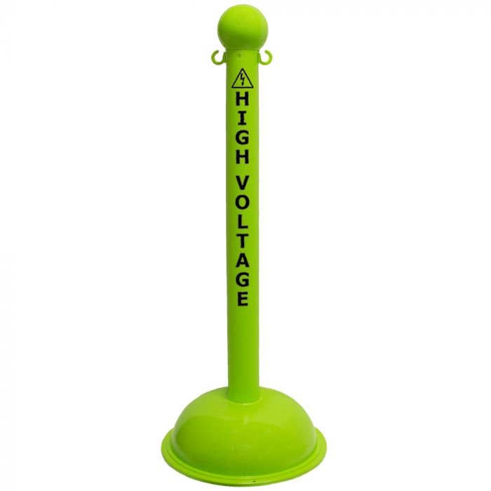 Heavy Duty Safety Label Stanchion 3"