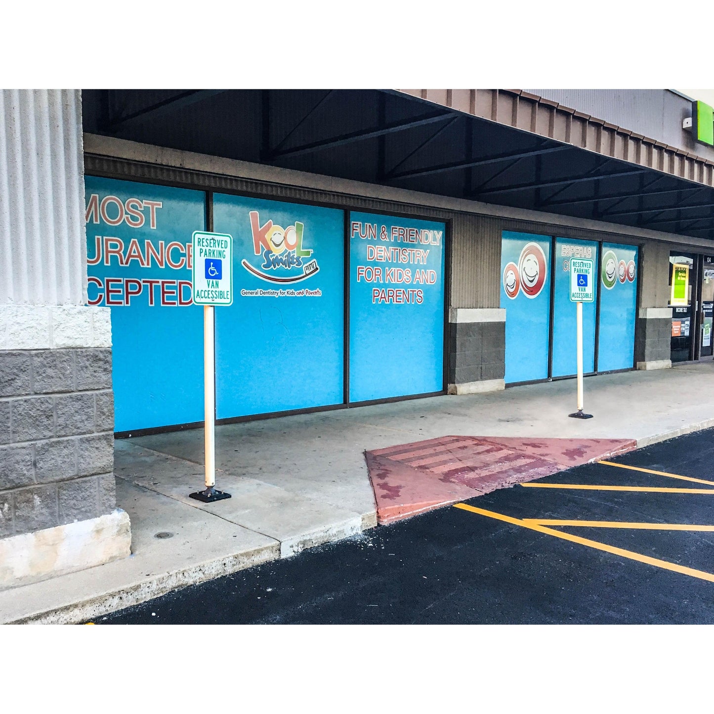 66" Handicap/ Van Accessible Sign Post, Fixed