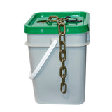 2" Heavy Duty Plastic Chain in a pail