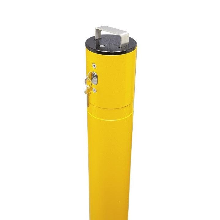 4.5" OD Powder Coated Removable Steel Bollard