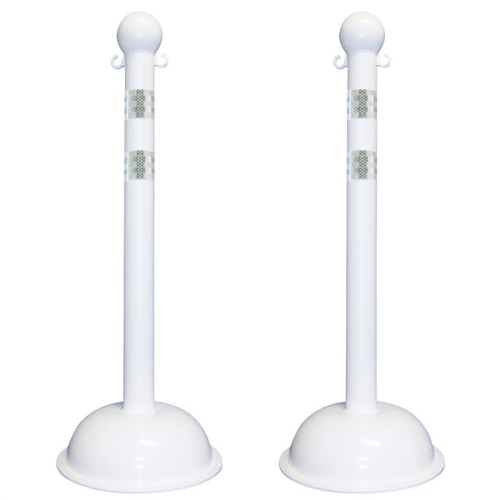 Heavy Duty Reflective Stripe Stanchion 3"