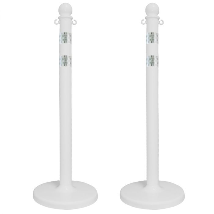 Reflective Stripe Stanchions