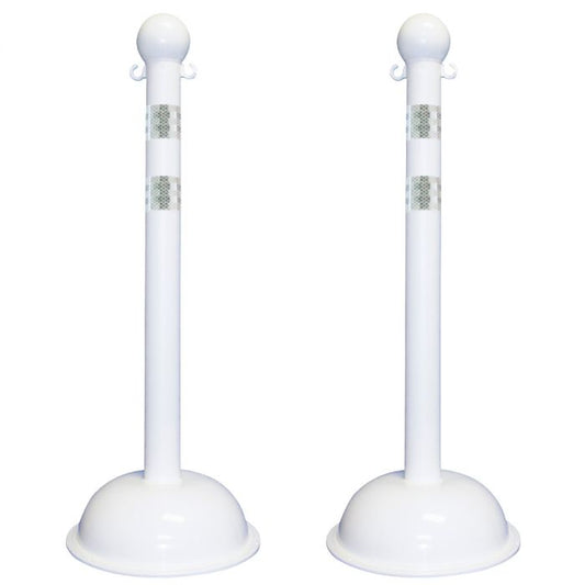 Heavy Duty Reflective Stripe Stanchion 3"