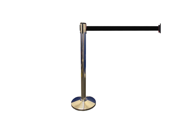 ProDividers High-Quality Economy Polished Aluminum Retractable Belt Stanchions