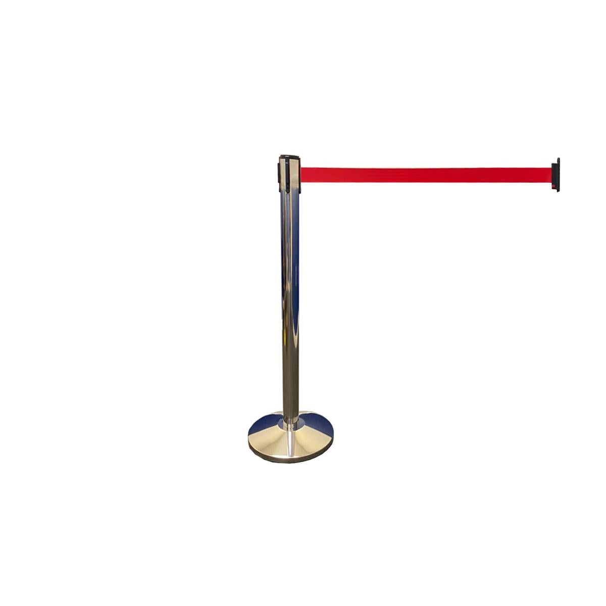 ProDividers High-Quality Economy Polished Aluminum Retractable Belt Stanchions