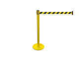 ProDividers High Quality Satin Yellow Retractable Belt Stanchions