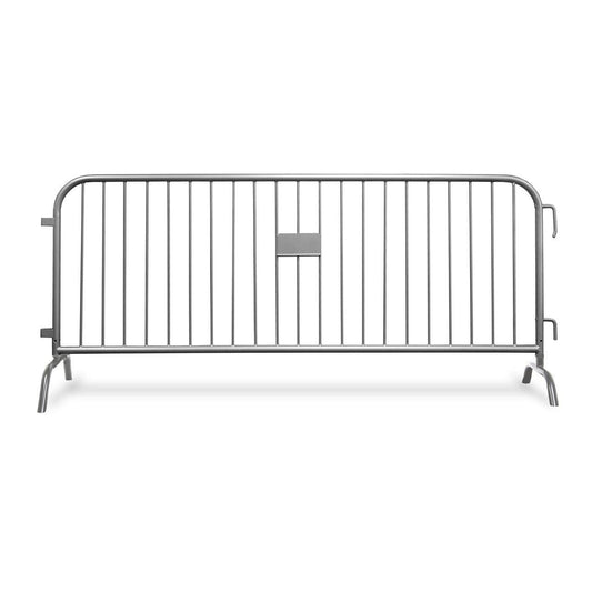 Heavy Duty 8.5 Silver Crowd Control Barriers