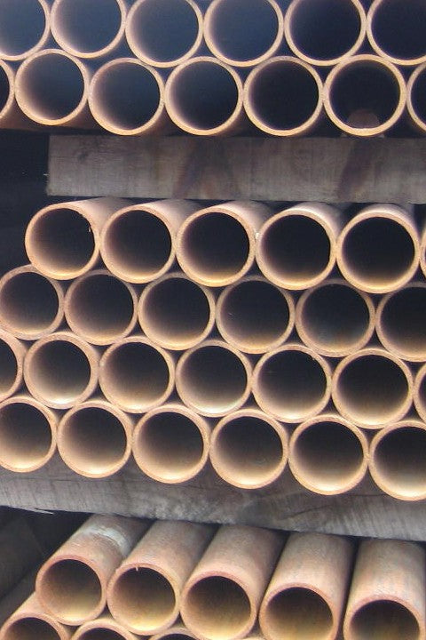 4.5” OD schedule 40 steel pipe x 7’ 0