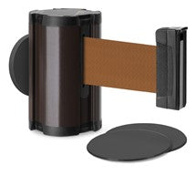 Statuary Bronze Glass/Surface Mount Retractable Belt - Bronze 10 ft