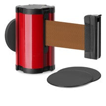 Torch Red Glass/Surface Mount Retractable Belt - Bronze 10 ft