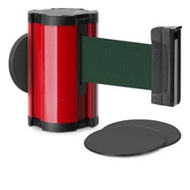 Torch Red Glass/Surface Mount Retractable Belt - Forest Green 10 ft