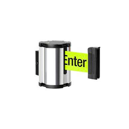 15-Foot Wall-Mounted Retractable Belt Barrier