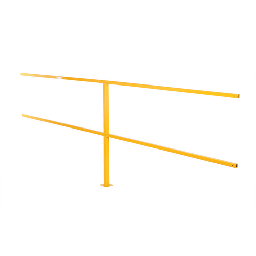 Steel Square Safety Handrail Connection Tubing 120 In.